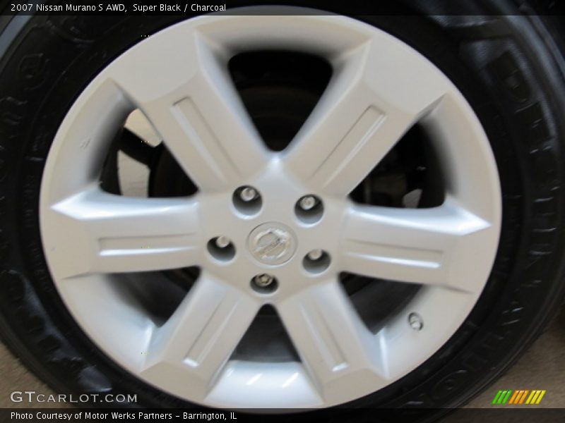 Super Black / Charcoal 2007 Nissan Murano S AWD