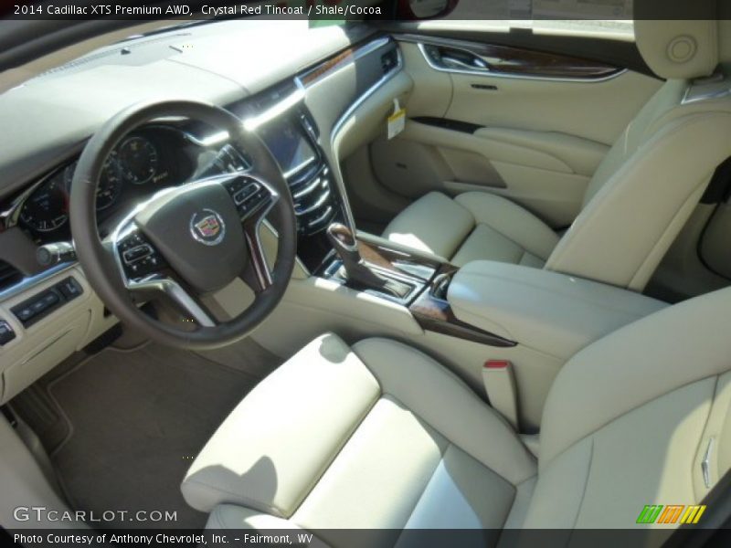 Crystal Red Tincoat / Shale/Cocoa 2014 Cadillac XTS Premium AWD