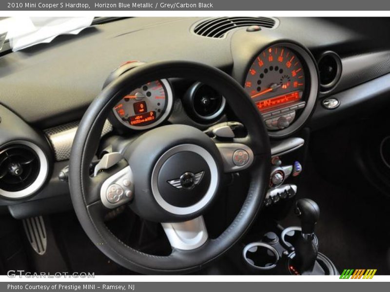 Horizon Blue Metallic / Grey/Carbon Black 2010 Mini Cooper S Hardtop
