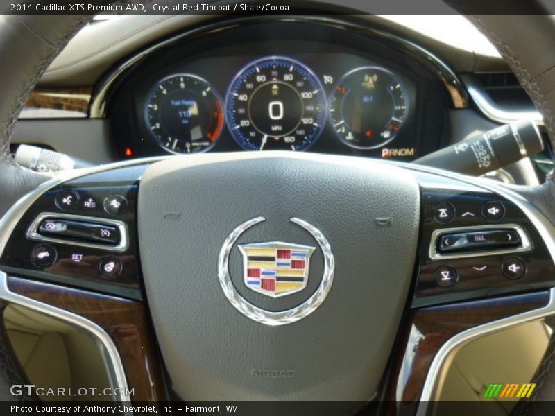 Crystal Red Tincoat / Shale/Cocoa 2014 Cadillac XTS Premium AWD