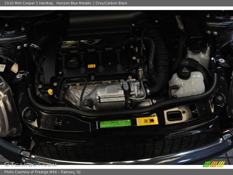 Horizon Blue Metallic / Grey/Carbon Black 2010 Mini Cooper S Hardtop