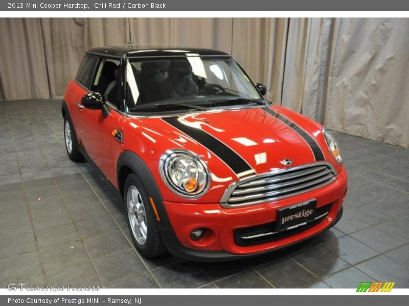 Chili Red / Carbon Black 2013 Mini Cooper Hardtop