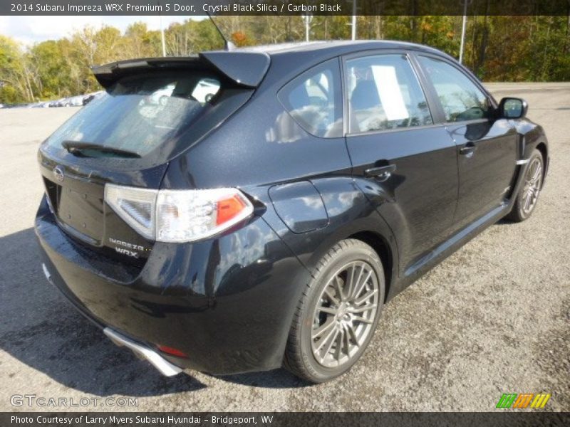 Crystal Black Silica / Carbon Black 2014 Subaru Impreza WRX Premium 5 Door