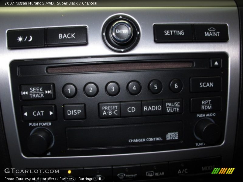Super Black / Charcoal 2007 Nissan Murano S AWD