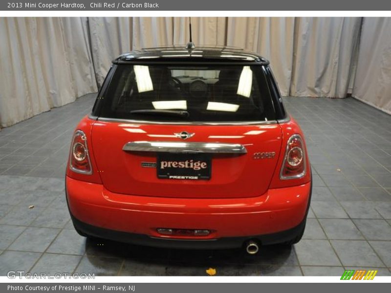 Chili Red / Carbon Black 2013 Mini Cooper Hardtop