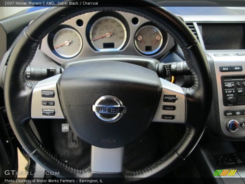 Super Black / Charcoal 2007 Nissan Murano S AWD