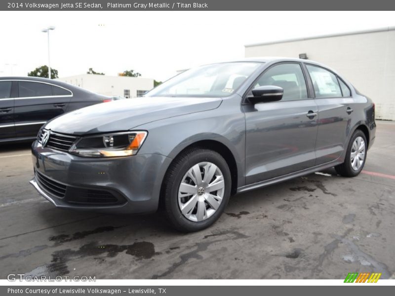 Platinum Gray Metallic / Titan Black 2014 Volkswagen Jetta SE Sedan