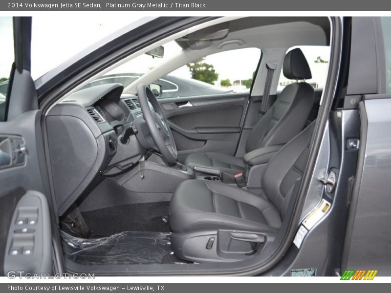 Platinum Gray Metallic / Titan Black 2014 Volkswagen Jetta SE Sedan