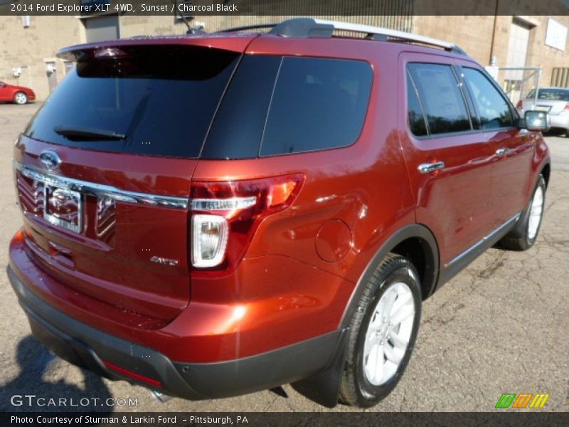 Sunset / Charcoal Black 2014 Ford Explorer XLT 4WD
