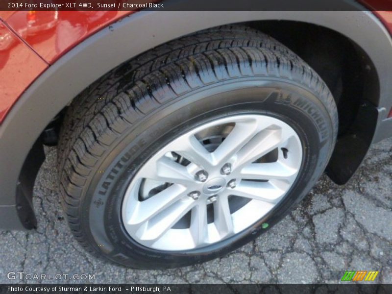 Sunset / Charcoal Black 2014 Ford Explorer XLT 4WD