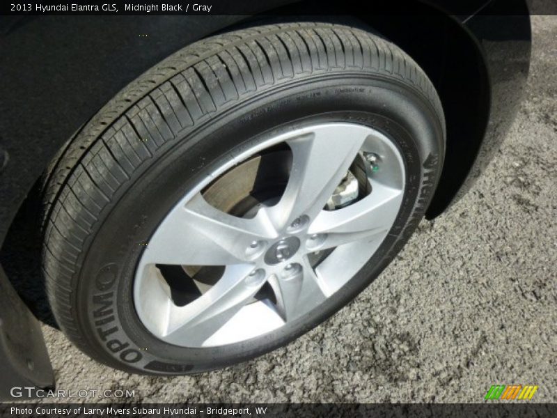 Midnight Black / Gray 2013 Hyundai Elantra GLS