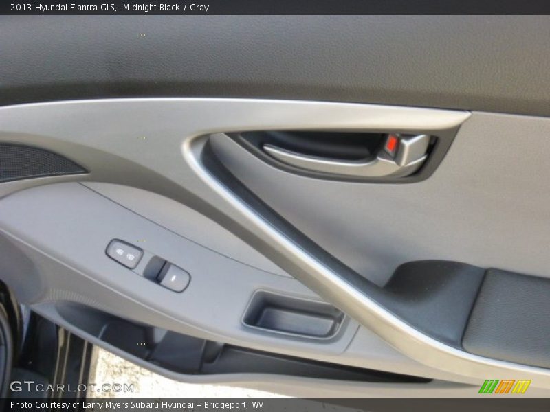 Midnight Black / Gray 2013 Hyundai Elantra GLS