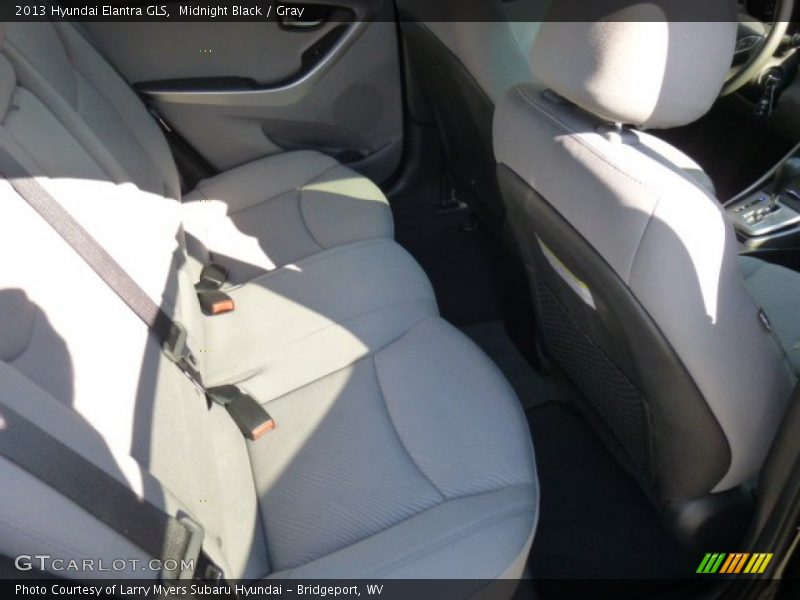 Midnight Black / Gray 2013 Hyundai Elantra GLS