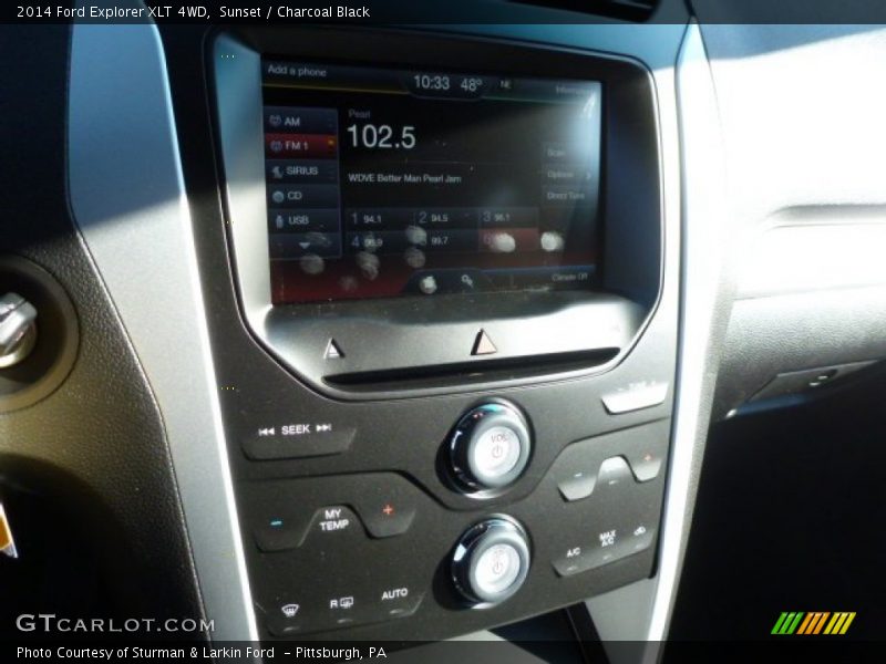 Sunset / Charcoal Black 2014 Ford Explorer XLT 4WD