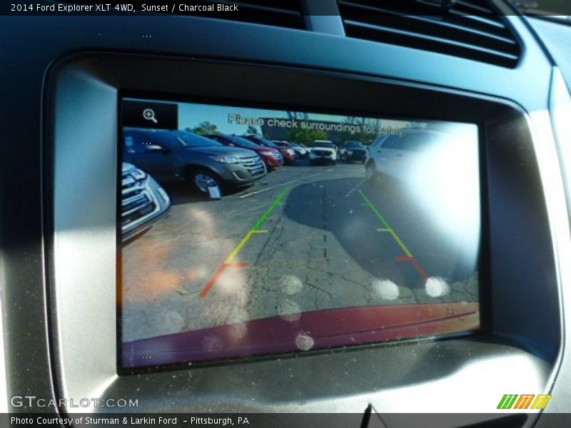 Sunset / Charcoal Black 2014 Ford Explorer XLT 4WD