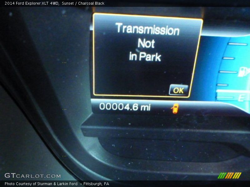 Sunset / Charcoal Black 2014 Ford Explorer XLT 4WD