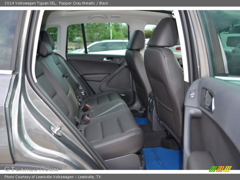 Pepper Gray Metallic / Black 2014 Volkswagen Tiguan SEL