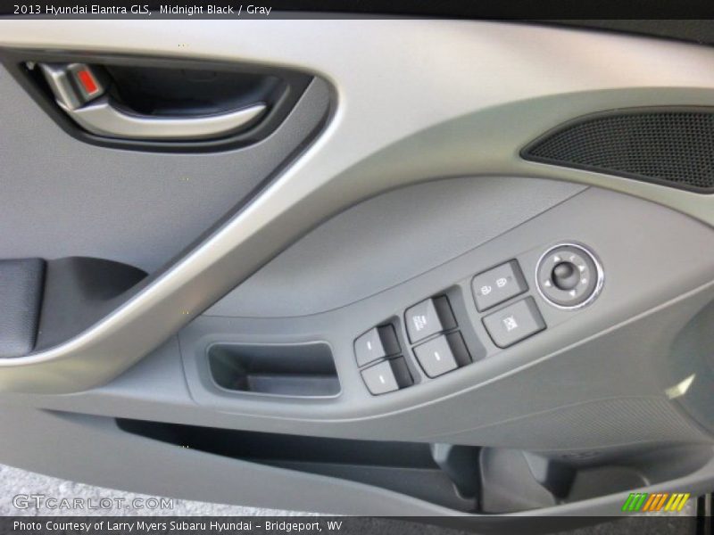 Midnight Black / Gray 2013 Hyundai Elantra GLS