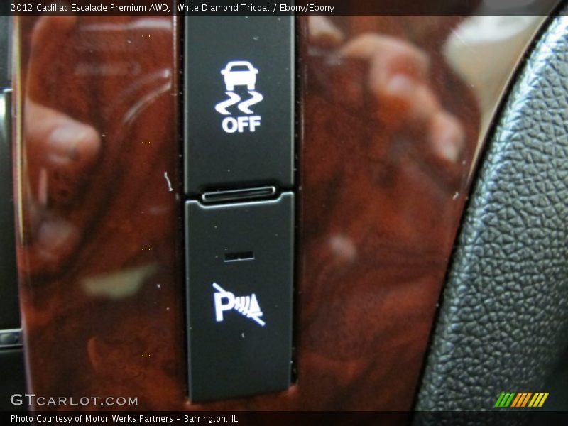 White Diamond Tricoat / Ebony/Ebony 2012 Cadillac Escalade Premium AWD