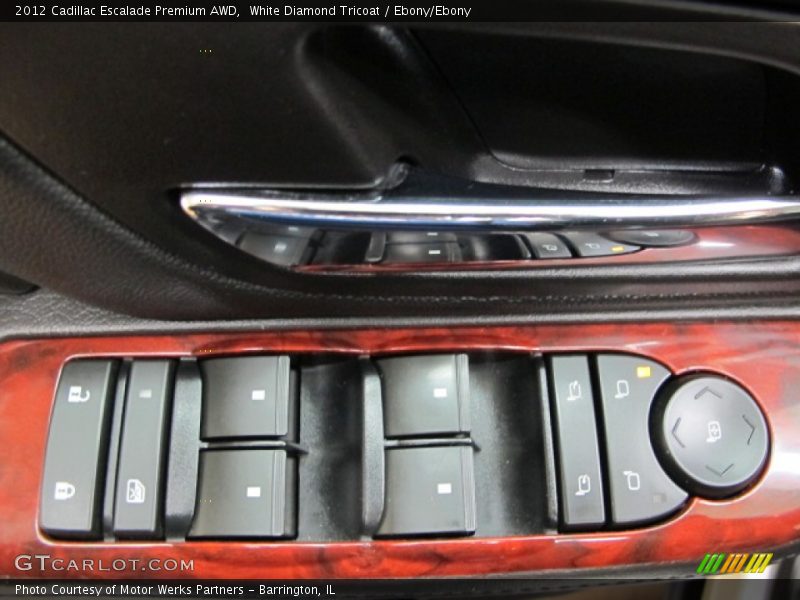 White Diamond Tricoat / Ebony/Ebony 2012 Cadillac Escalade Premium AWD