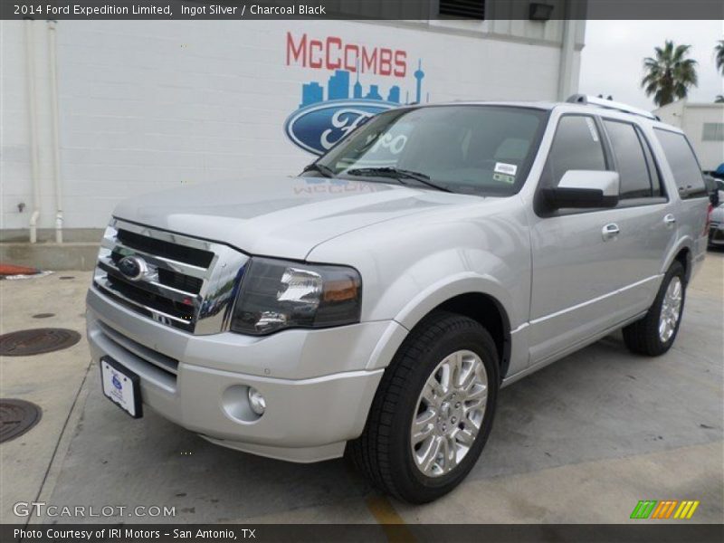 Ingot Silver / Charcoal Black 2014 Ford Expedition Limited