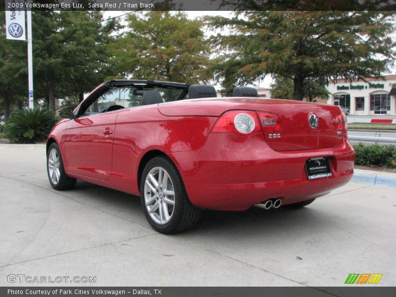 Salsa Red / Titan Black 2009 Volkswagen Eos Lux