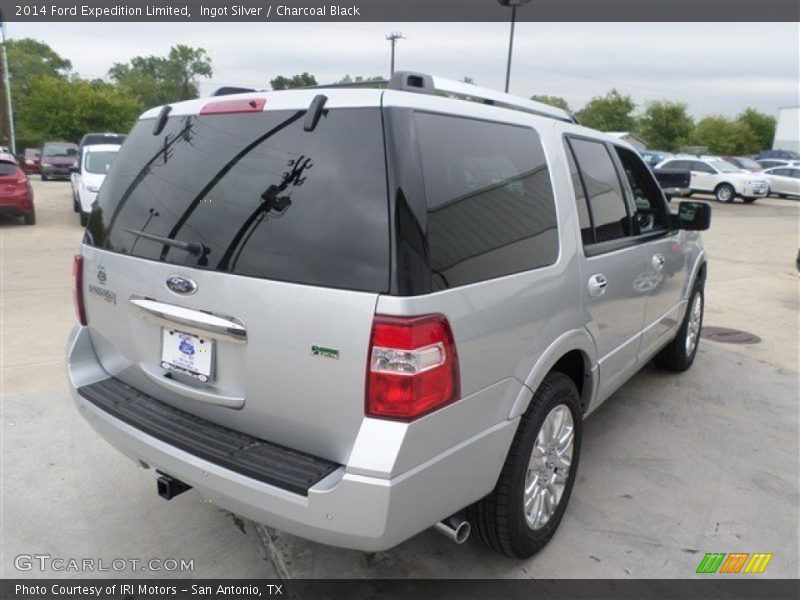 Ingot Silver / Charcoal Black 2014 Ford Expedition Limited