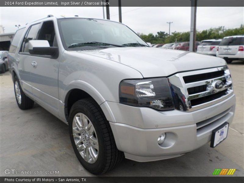 Ingot Silver / Charcoal Black 2014 Ford Expedition Limited