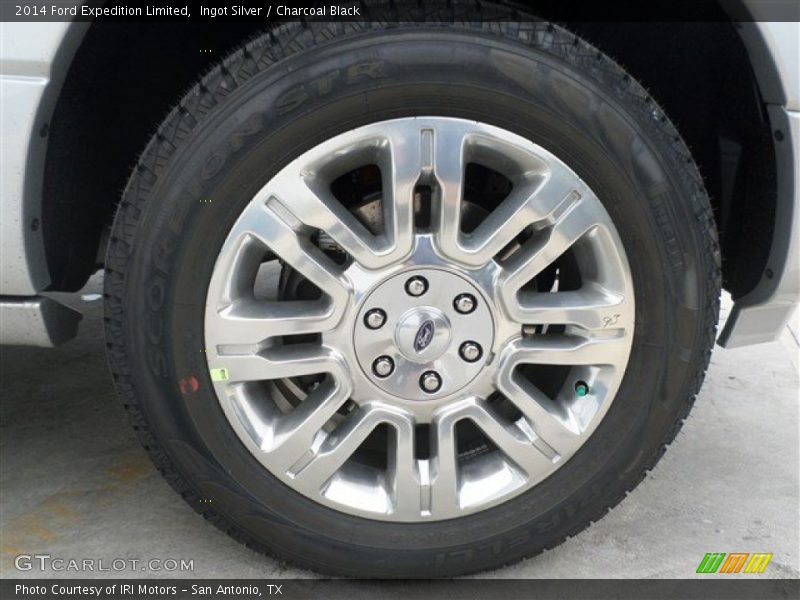 Ingot Silver / Charcoal Black 2014 Ford Expedition Limited
