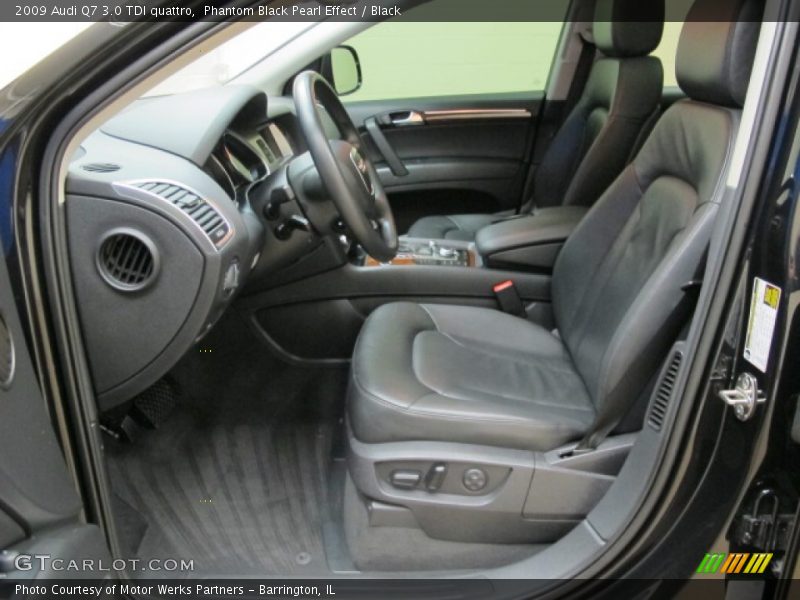 Front Seat of 2009 Q7 3.0 TDI quattro