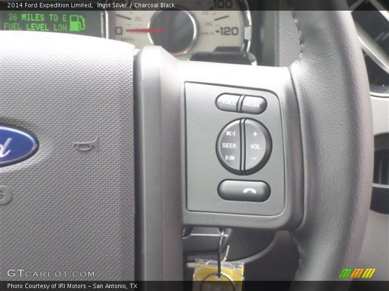 Ingot Silver / Charcoal Black 2014 Ford Expedition Limited