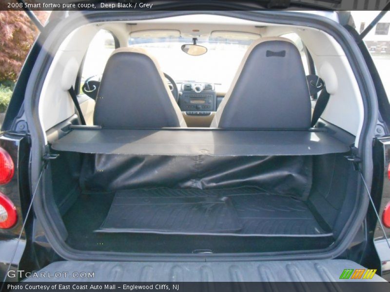 Deep Black / Grey 2008 Smart fortwo pure coupe