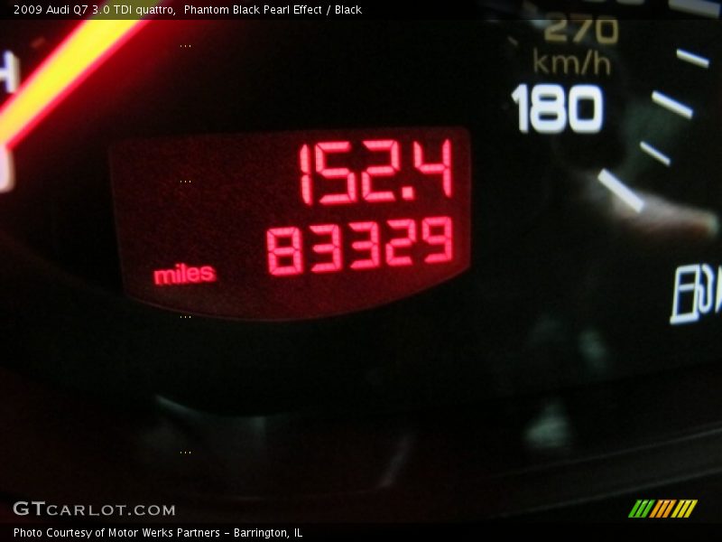 Phantom Black Pearl Effect / Black 2009 Audi Q7 3.0 TDI quattro
