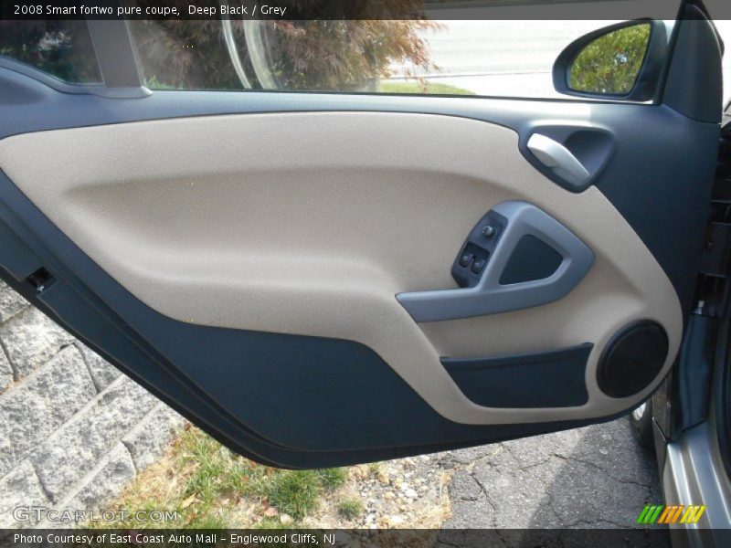 Deep Black / Grey 2008 Smart fortwo pure coupe