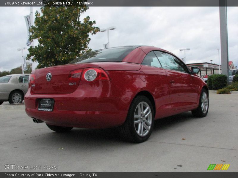 Salsa Red / Titan Black 2009 Volkswagen Eos Lux