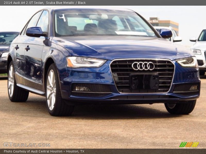 Scuba Blue Metallic / Black 2014 Audi A4 2.0T Sedan