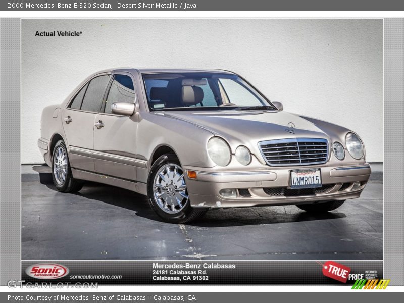 Desert Silver Metallic / Java 2000 Mercedes-Benz E 320 Sedan