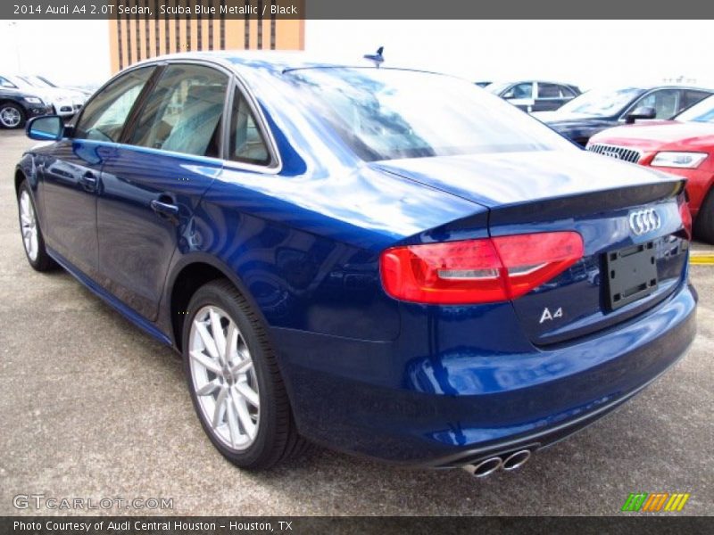 Scuba Blue Metallic / Black 2014 Audi A4 2.0T Sedan