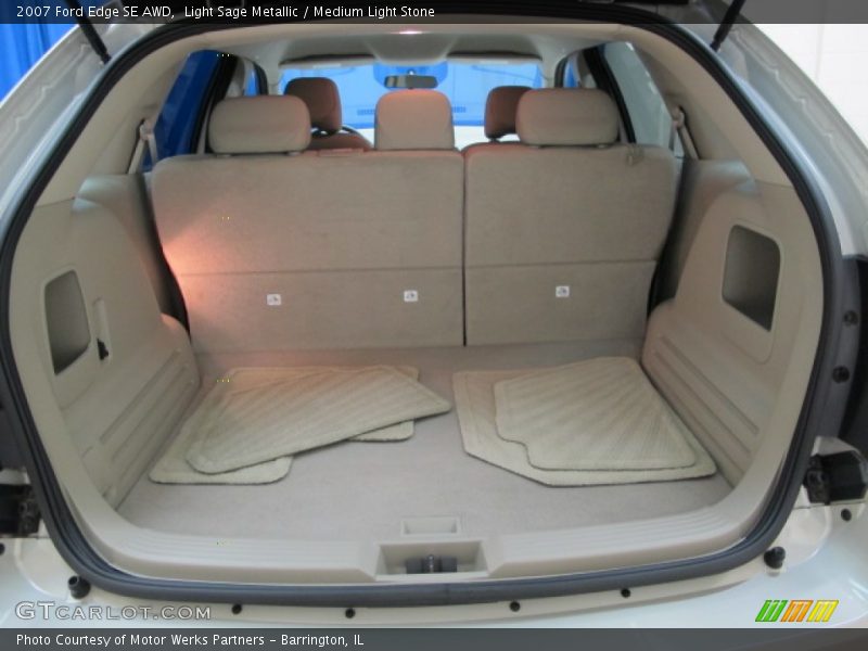 Light Sage Metallic / Medium Light Stone 2007 Ford Edge SE AWD