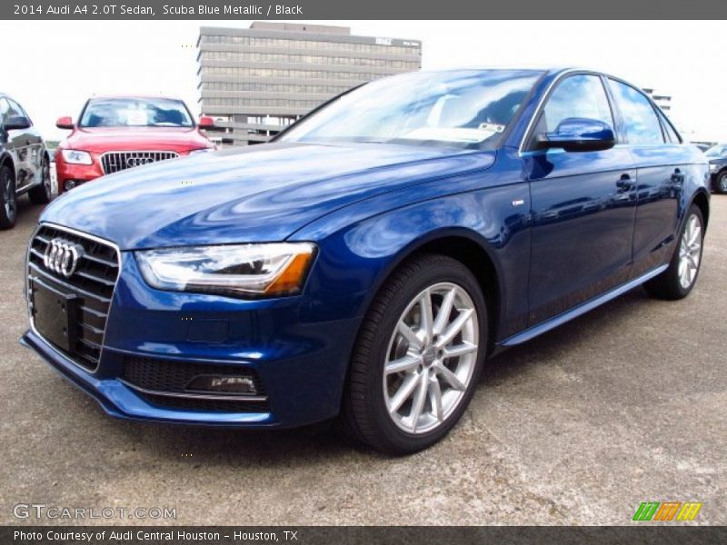 Scuba Blue Metallic / Black 2014 Audi A4 2.0T Sedan