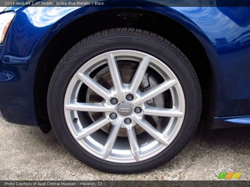 Scuba Blue Metallic / Black 2014 Audi A4 2.0T Sedan