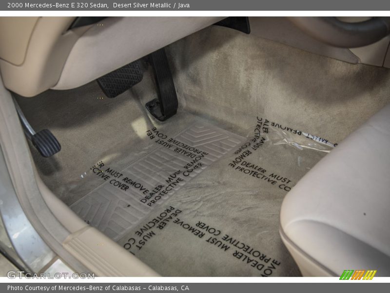 Desert Silver Metallic / Java 2000 Mercedes-Benz E 320 Sedan