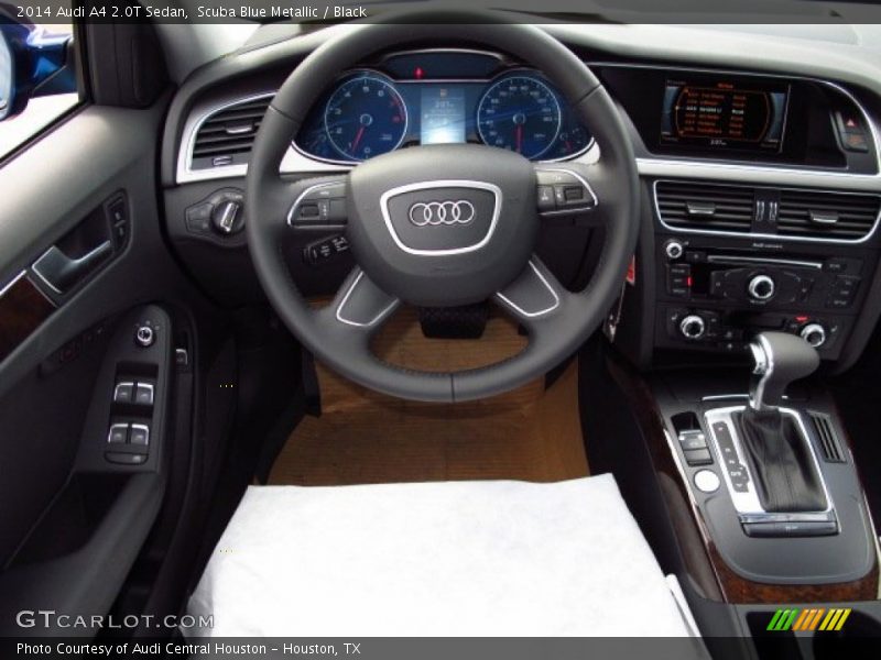Scuba Blue Metallic / Black 2014 Audi A4 2.0T Sedan