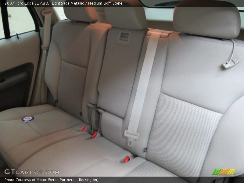 Light Sage Metallic / Medium Light Stone 2007 Ford Edge SE AWD