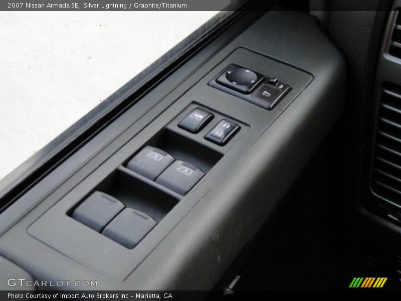 Silver Lightning / Graphite/Titanium 2007 Nissan Armada SE
