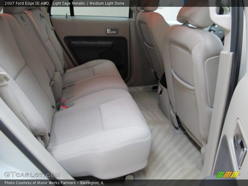 Light Sage Metallic / Medium Light Stone 2007 Ford Edge SE AWD