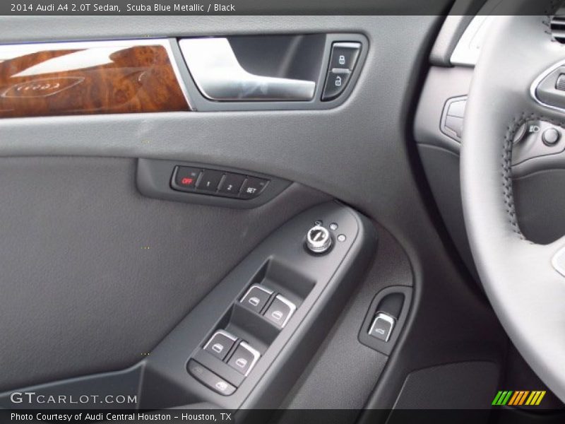 Scuba Blue Metallic / Black 2014 Audi A4 2.0T Sedan
