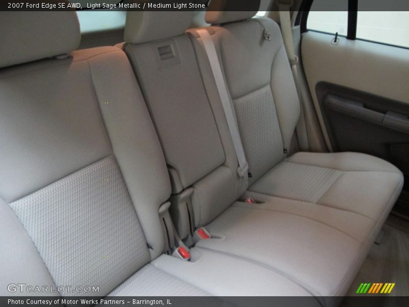 Light Sage Metallic / Medium Light Stone 2007 Ford Edge SE AWD
