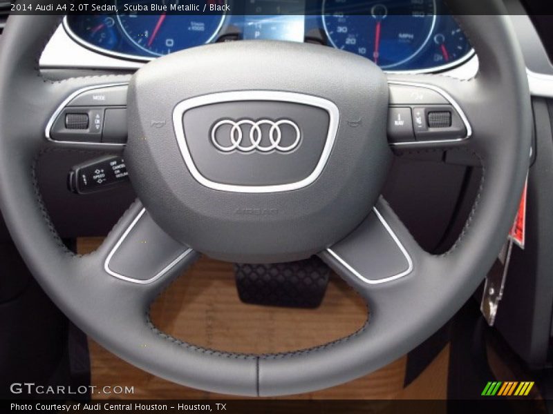 Scuba Blue Metallic / Black 2014 Audi A4 2.0T Sedan