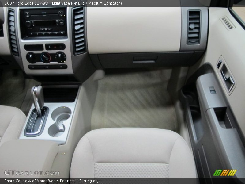 Light Sage Metallic / Medium Light Stone 2007 Ford Edge SE AWD